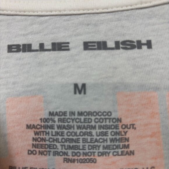 Billie Eilish Hit Me Hard & Soft Tour Date Bedroom Pop Tee M - Picture 4 of 4